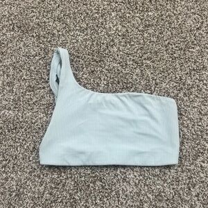 lululemon athletica Light Blue One-Shoulder Bra